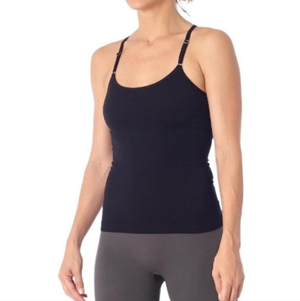 NUX Focus T-back cami in black size small
